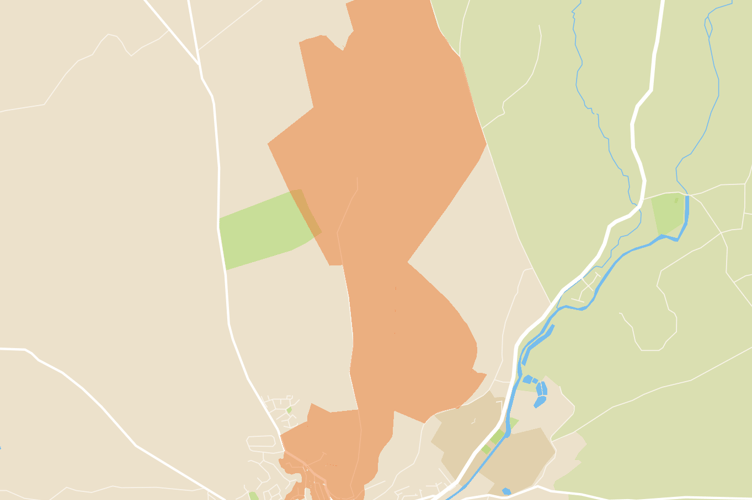 The postcode area 'PL19' are currently affected.