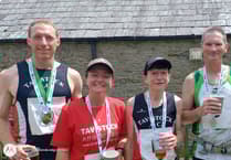 Tavistock Athletic Club team tackle tweaked Buckland Bounder