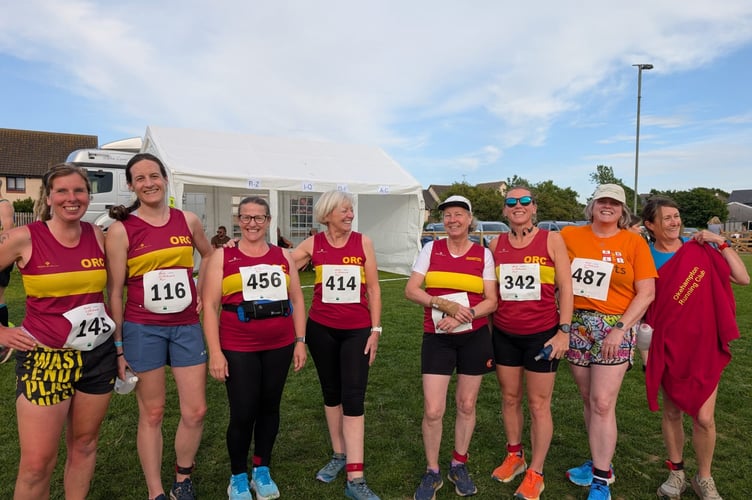 ORC ladies at Bude Lifeboat Run
