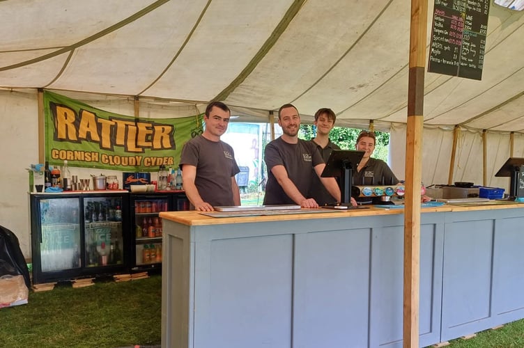 The Rifle Volunteer bar staff.