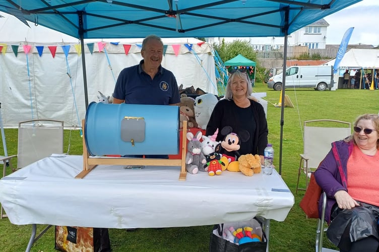 One of the stalls.