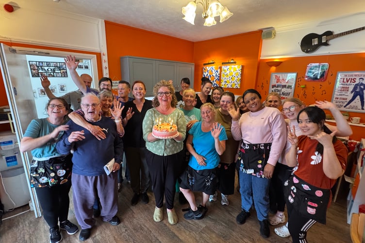 West View staff and residents in Bere Alston celebrated achieving the Butterfly Approach with a party.