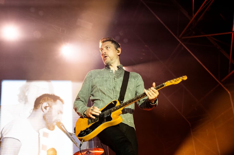 Snow Patrol rounded off a highly successful four-day series of live concerts on Plymouth Hoe on Sunday (June 22).