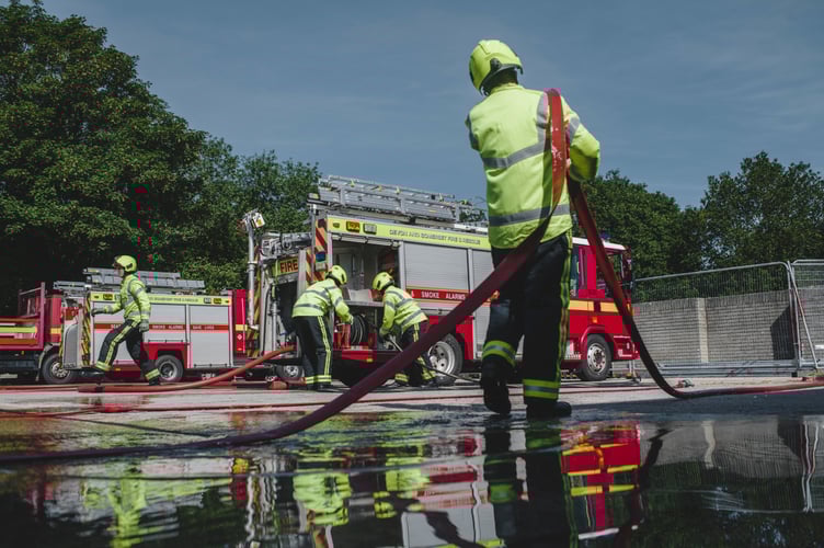 Firefighters have been taking part in a co-responder scheme as some Devon fire stations.
