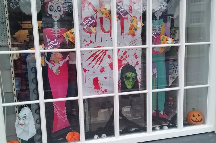 Halloween at Princetown PO.