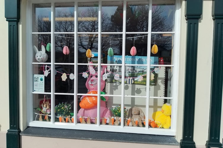 Easter at Princetown PO.