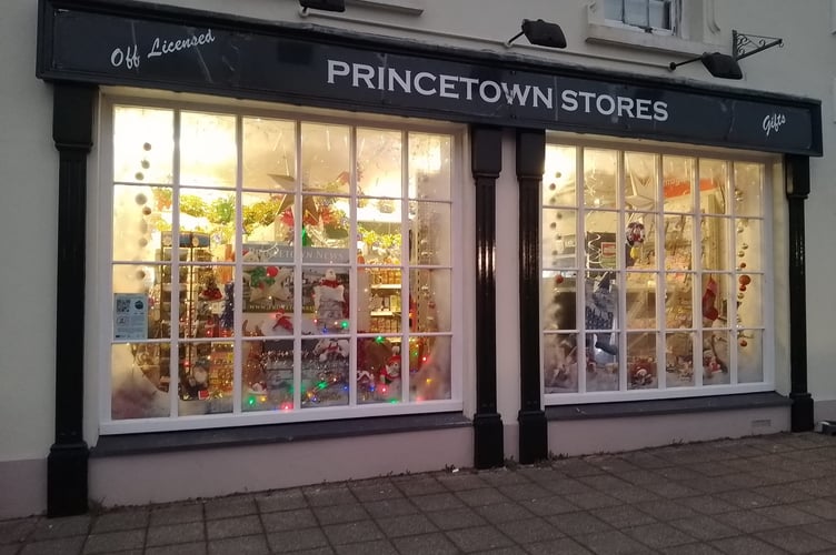 Christmas at Princetown PO.