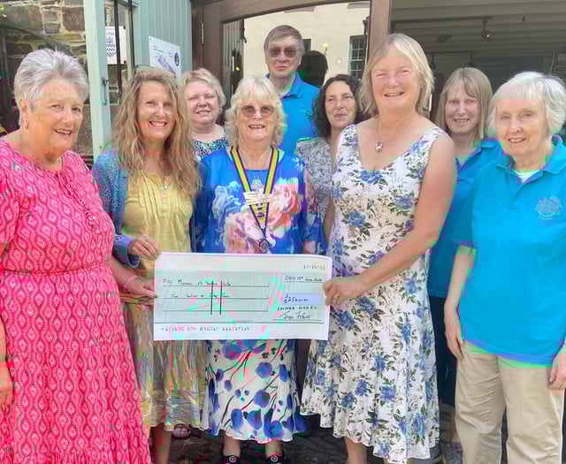 Okehampton Inner Wheel donates to museum to honour mutual founder