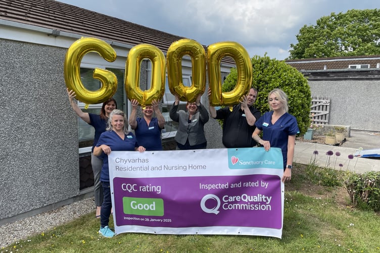 The Callington Chyvarhas care home run by Sanctuary Care has achieved a CQC rating of Good in a recent assessment. (Picture: Sanctuary Care)