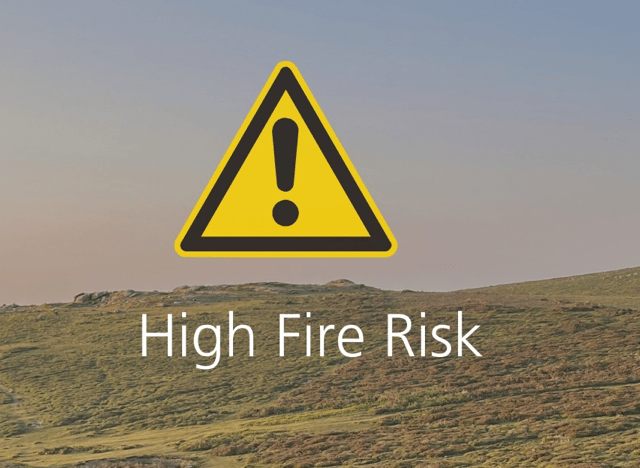 'Risk of wildfire is high' says Dartmoor National Park
