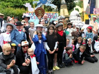 Town carnival celebrations