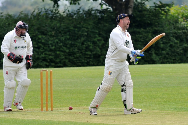 Devon Cricket League E Division West. Abbotskerswell 2nd XI versus Tavistock 2nd XI. Tavi skipper Marc Webber falls victim to Vishalkumar Patel's bowling

Abbots won the toss and chose to field with Tavi going down 125 all out after 37 overs . After tea Abbots took to the crease making 128 for 5 after 38 overs and marked up a five wicket win