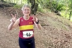 Exercise is the best medicine for Parkinson's says Okehampton veteran runner Mags Jarvis.
