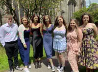 College students celebrate end of exams