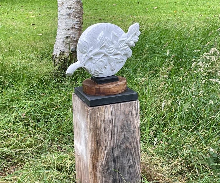 Magnolia Dawn by Zoe Singleton, one of the sculptures on display at Stone Lane Gardens this summer.