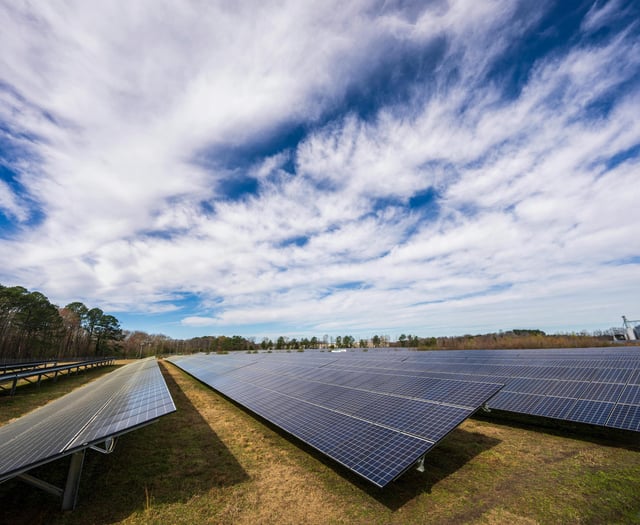 Calstock solar array application