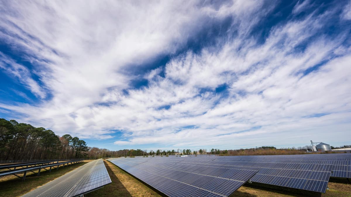 Calstock solar array application