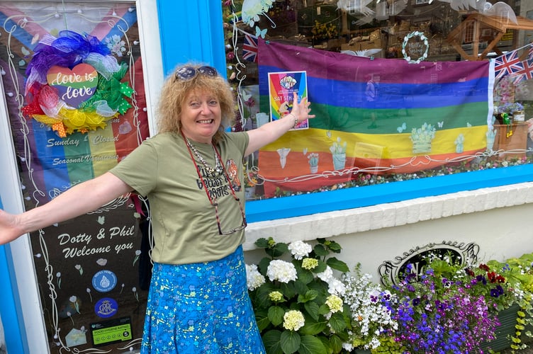 Dotty King welcomes Tavi Pride. 