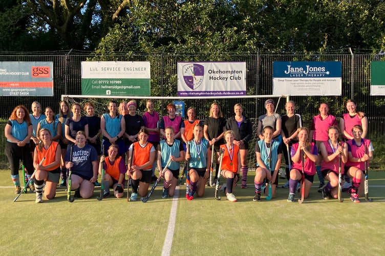 Okehampton ladies summer hockey.