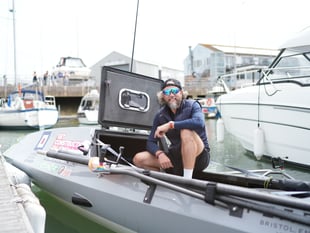 Record-breaking rowing attempt currently off coast of South Hams