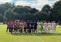 Tavistock AFC enjoy a legends game at Langsford Park