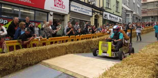Okehampton Men in Sheds shine at soapbox derby