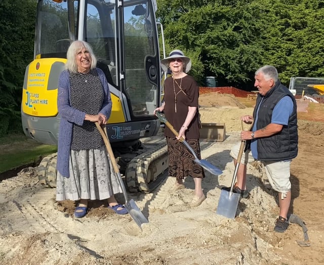 Ceremony as work starts on Tamar Valley community shop