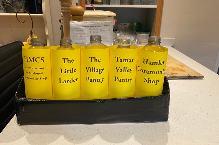 A series of polls at events and on Facebook helped pin down the name 'Tamar Valley Pantry' for the new community shop at Harrowbarrow and Metherell. (Picture: HMCS)