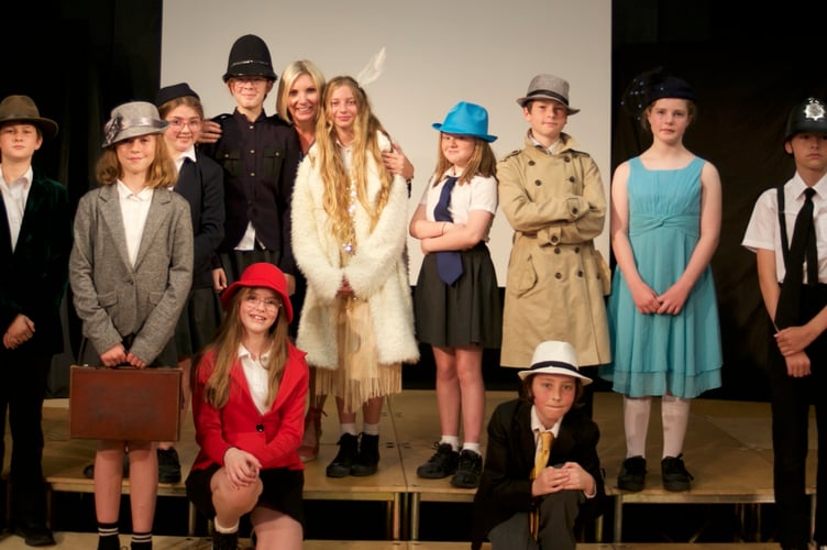 Tavistock Primary School year six pupils are performing their end of year musical to parents and other pupils today and tomorrow.  Picture by Jude Wright.