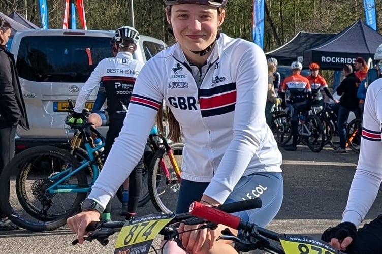 Orla White, 16, of Tavistock has been named in the GB mountain biking squad.