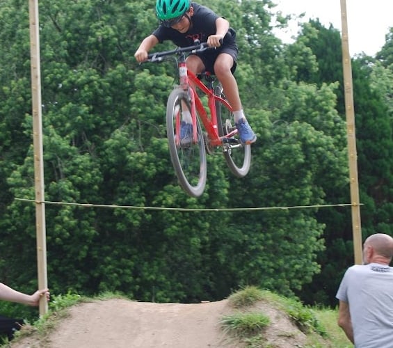 Young bikers acrobatics at Tavistock jam