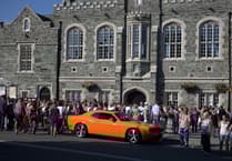 Tavistock College proms celebrations with frocks and tractors