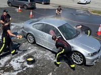 Okehampton firefighters raise £750 with charity car wash