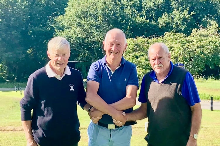 Okehampton's senior open winning team