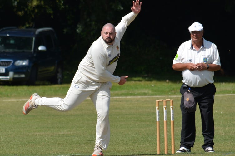 Tavistock's Shaun Daymond, whose five-wicket haul helped spin Cullompton to a 10-wicket defeat.