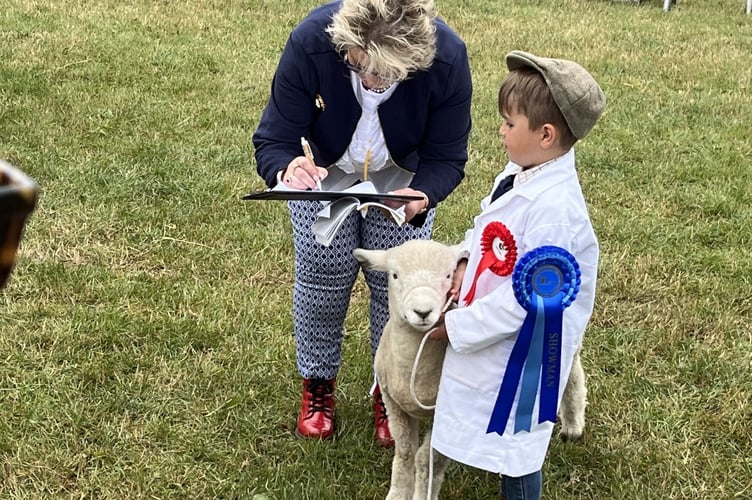Young handlers always impress the judges 