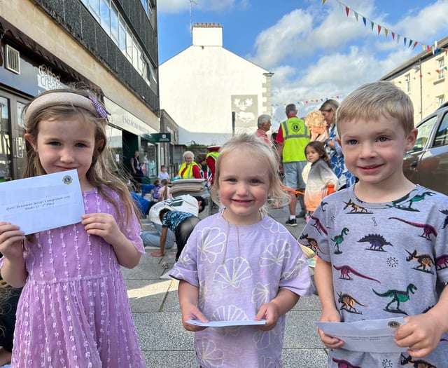 Pavement art wows Tavistock