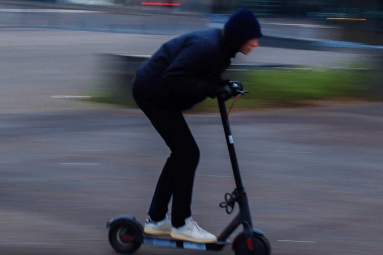 E-scooter Stock Image