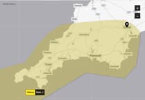 Yellow weather warning issued for Devon