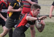 Tavistock RFC centre Luke scores first England try