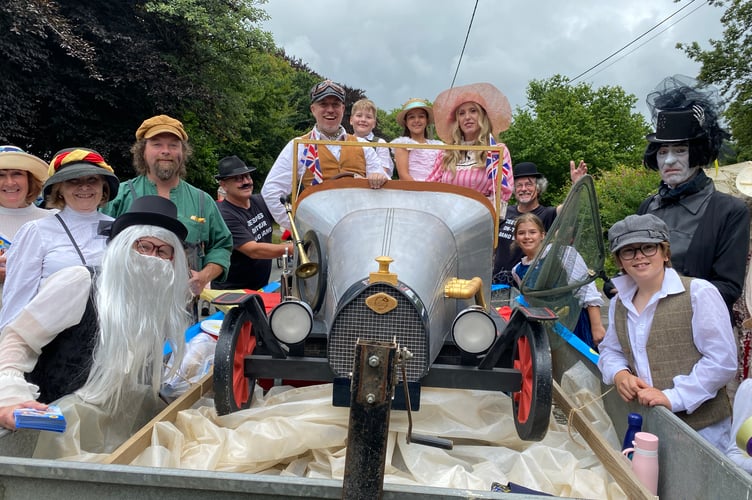 Chitty Chitty Bang Bang at Tavistock Carnival