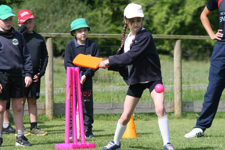The annual West Devon primary schools girls cricket tournament organised by Community Recreation Association (OCRA).