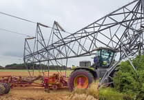 Farmers in West Devon urged to 'look out, look up' for power line safety