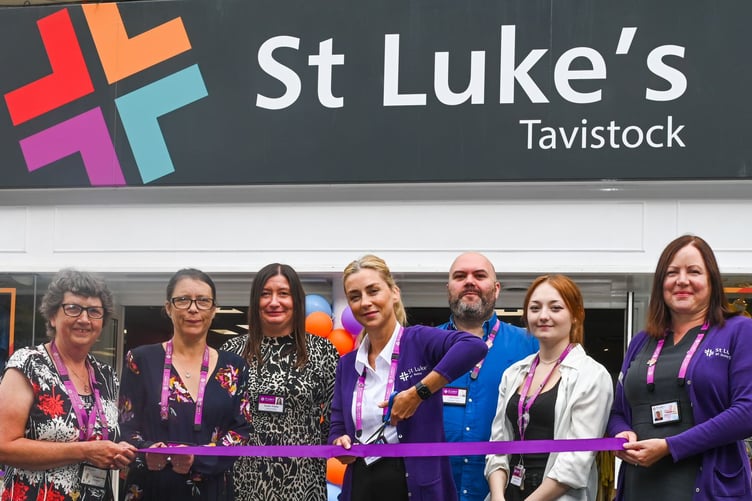 Caption - 23/7/25 - St Luke's Hospice Plymouth opens its refurbished store in Tavistock.
Photo by Paul Slater Images Ltd  - Tel 07512838472.