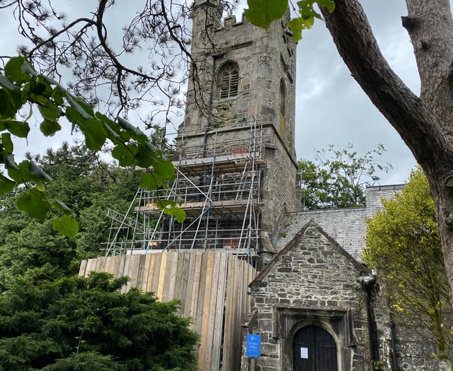 Village church partly closed for major works