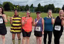 Couch to 5k cohort graduate at Tavistock race