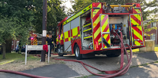 Crediton woman arrested for arson after flat blaze