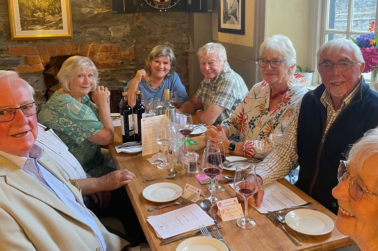 The popular event needs no marketing with the dining and fundraising experience attracting tables of 10 and 12 diners, helping to raise important funds for charities including the Tavistock Foodbank. (Picture: Linda Critchley)