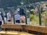 Community garden under the judges' eye