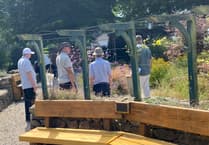 Tavistock Sensory Garden under the judges' eye